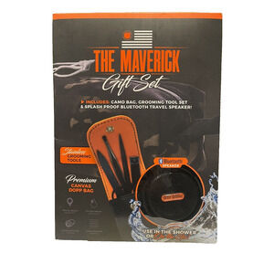Wild Willies The Maverick 3pcs Grooming Gift Set With Bluetooth Speaker Box Men